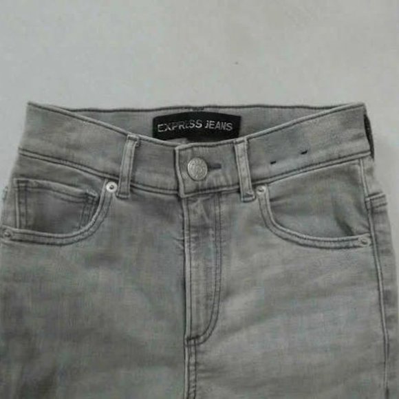 Express Performance Stretch High Rise Jegging in light gray - Picture 4 of 9